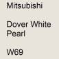 Preview: Mitsubishi, Dover White Pearl, W69.